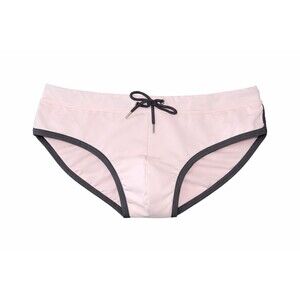 2(x)ist Pink Gray Swim Brief Low Rise Stretch Drawstring Lined Mens Size L